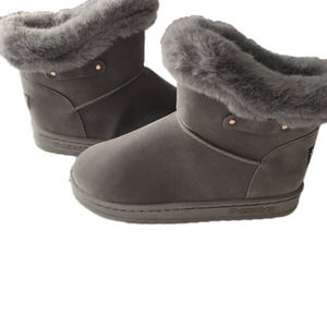 𝅺GREY furry boots